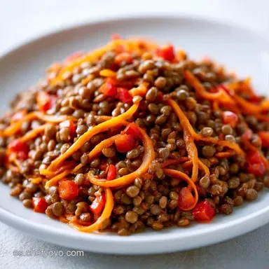 Ensalada De Lentejas Fría En 55 Minutos Tarjeta de receta