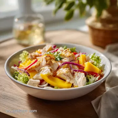 Receta de Ensalada Internacional Muy Refrescante en 35 Minutos Tarjeta de receta