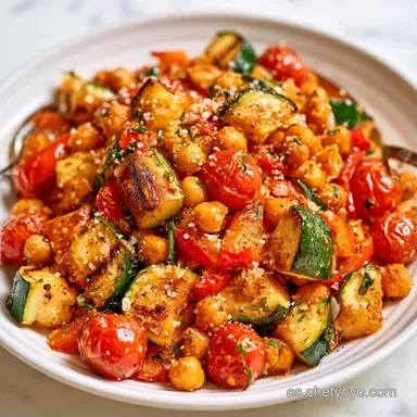 Ensalada Templada Airfryer con Garbanzos Tarjeta de receta