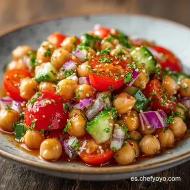 Ensaladas De Verano Econ&oacute;micas: Garbanzos Tarjeta de receta