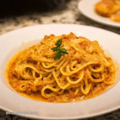 Receta de Espaguetis Bolo&ntilde;esa Casera Un Cl&aacute;sico Reconfortante Tarjeta de receta