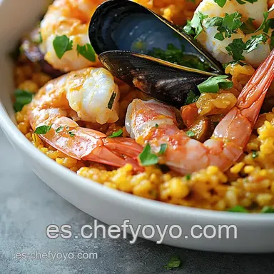 Receta Fideu&aacute; de Mariscos: Un Tesoro Mediterr&aacute;neo en Casa Tarjeta de receta