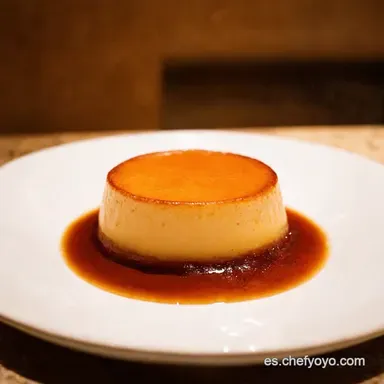 Flan de Caf&eacute; Receta Casera El Postre Estrella Tarjeta de receta