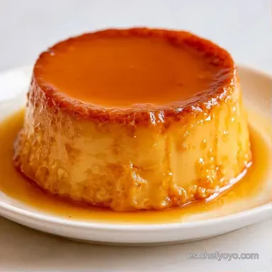 Flan de Leche Condensada para 8 Personas Tarjeta de receta