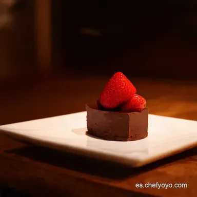 Fresas con Chocolate F&aacute;cil El Postre M&aacute;s R&aacute;pido Tarjeta de receta