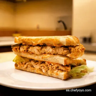 Frontega Chicken Panini Un Cl&aacute;sico Casero en Minutos Tarjeta de receta