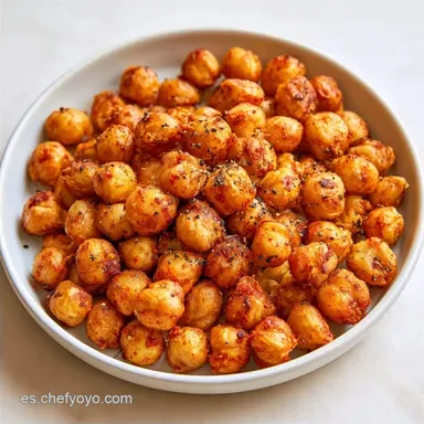 Garbanzos Crujientes en Airfryer: 20 Min