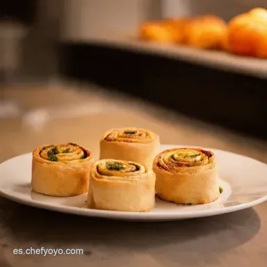 Italian Pinwheels Caseros Un Aperitivo Delicioso y F&aacute;cil Tarjeta de receta