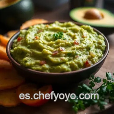 Guacamole Aut&eacute;ntico Receta: El Secreto de mi Abuela Tarjeta de receta