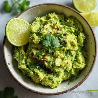 Como Hacer Guacamole Casero F&aacute;cil y R&aacute;pido Tarjeta de receta