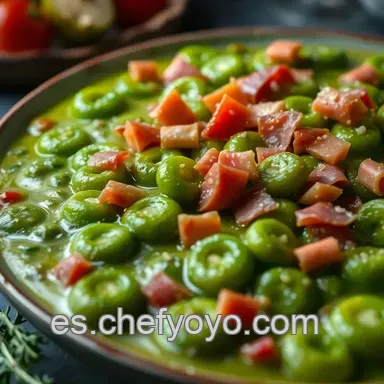 Habichuelas Verdes con Jam&oacute;n: &iexcl;Receta de la Abuela F&aacute;cil! Tarjeta de receta