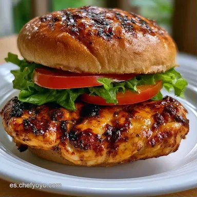 Hamburguesas De Pollo Para 4 Personas Tarjeta de receta
