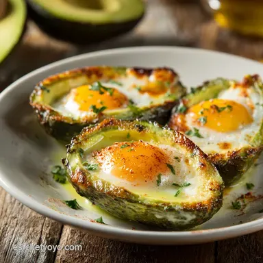 Huevos rellenos de aguacate: Receta saludable y cremosa sin mayonesa Tarjeta de receta