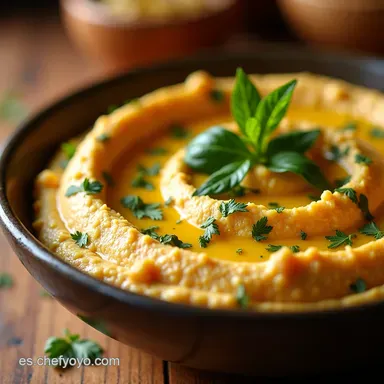 C&oacute;mo Hacer Hummus Tradicional La Receta Casera Definitiva Tarjeta de receta