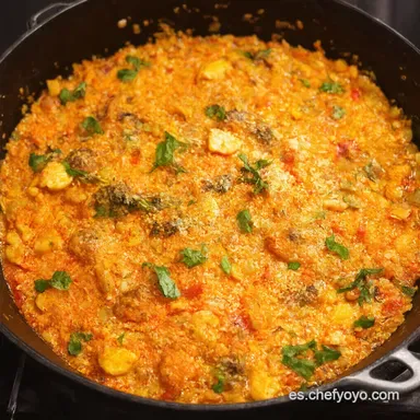 C&oacute;mo Se Hace Una Paella: La Aut&eacute;ntica Valenciana en Casa Tarjeta de receta