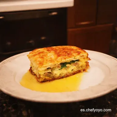 Lasa&ntilde;a F&aacute;cil y Deliciosa Receta que Enamora Tarjeta de receta