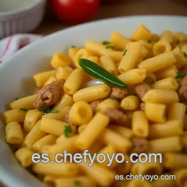 Macarrones a la Bolo&ntilde;esa de la Abuela: &iexcl;Mi Toque Secreto! Tarjeta de receta