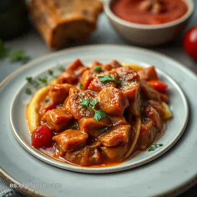 Receta de Manita de Cerdo Guiso Madrile&ntilde;o de Rechupete Tarjeta de receta