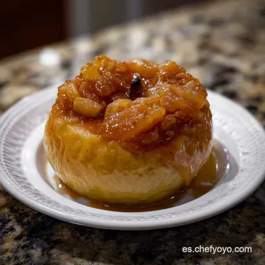 Manzana Al Microondas: Postre Listo en 15 Minutos Tarjeta de receta