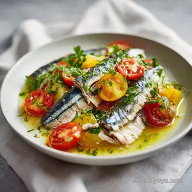 Receta de Marmitako de Bonito Tradicional: Guiso para 4 Raciones Tarjeta de receta