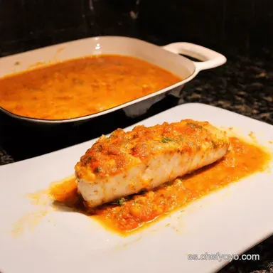 Merluza al Horno Jugosa Receta de Abuela con Piment&oacute;n Tarjeta de receta