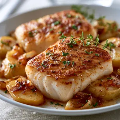 Receta de Merluza al Horno con Patatas Tarjeta de receta