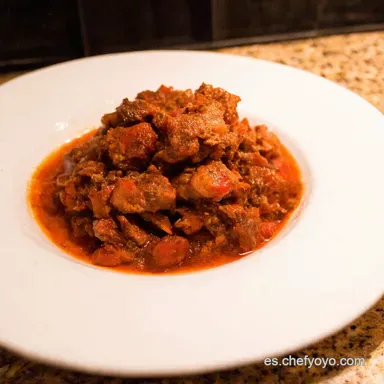 Morcillo Estofado Receta de la Abuela Sabor Aut&eacute;ntico Tarjeta de receta