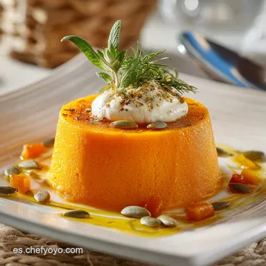 Mousse de Calabaza: Receta sedosa y especiada, perfecta para el oto&ntilde;o Tarjeta de receta