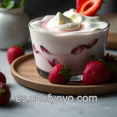 Mousse de Fresas Mascarpone: &iexcl;El Postre M&aacute;s F&aacute;cil y Cremoso! Tarjeta de receta