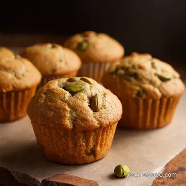 Muffins Caseros con Pepitas Receta F&aacute;cil y Deliciosa Tarjeta de receta