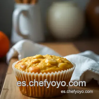Muffins de Ar&aacute;ndanos y Queso: &iexcl;Receta F&aacute;cil y Cremosa! Tarjeta de receta