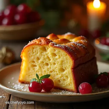 Receta de Panettone Casero Miga Suave y Tradici&oacute;n Italiana Tarjeta de receta