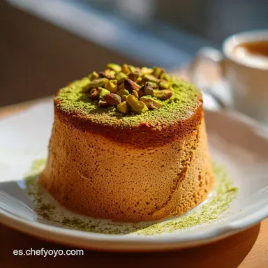 Pastel Caf&eacute; con Pistachos: Miga H&uacute;meda y Crujiente en 55 Minutos Tarjeta de receta