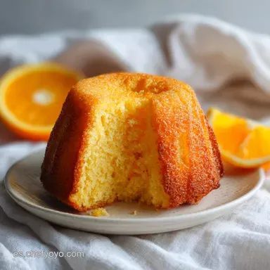 Pastel de Naranja Esponjoso Receta Deliciosa para 12 Porciones Tarjeta de receta