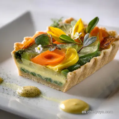 Pastel de verduras sin gluten: Receta f&aacute;cil, elegante y muy saludable Tarjeta de receta