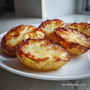 Patatas al Horno Crujientes: Receta F&aacute;cil en 45 Min Tarjeta de receta