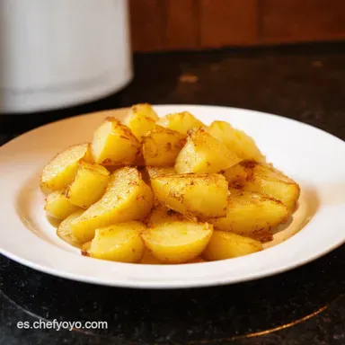 Cocer Patatas en el Micro Ya Receta S&uacute;per R&aacute;pida Tarjeta de receta