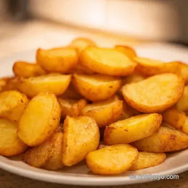 Patatas Fritas de Chef en Casa Receta Crujiente Tarjeta de receta
