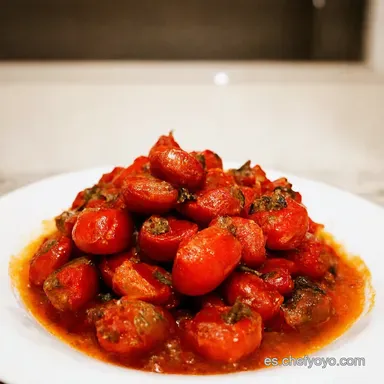 Pimientos Asados a la Andaluza Sabor Aut&eacute;ntico Tarjeta de receta
