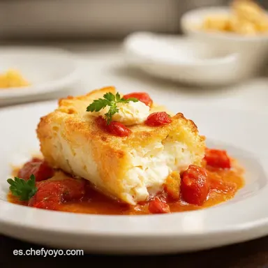 Pisto Manchego con Ricotta Receta F&aacute;cil en 1 Sart&eacute;n Tarjeta de receta