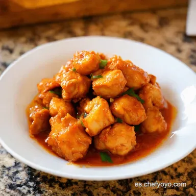 EASIEST Orange Chicken Ever Receta China en 30 Minutos Tarjeta de receta
