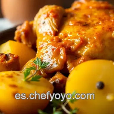 Pollo al Horno con Patatas: &iexcl;El Secreto de mi Abuela! Tarjeta de receta