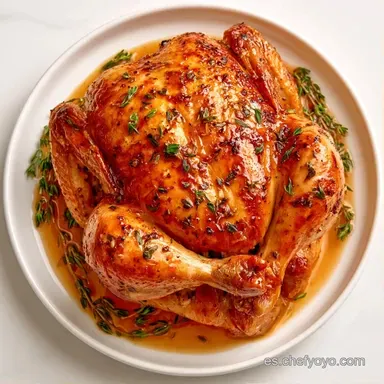 Receta De Pollo Asado En Airfryer Jugoso Tarjeta de receta