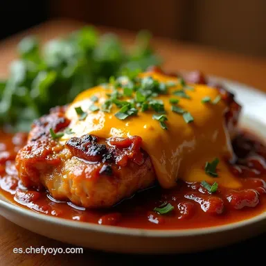 Pollo BBQ con Tocino y Queso Mi Receta Secreta M&aacute;s Cremosa Tarjeta de receta