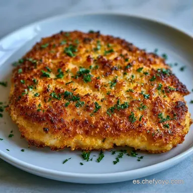 Pollo Empanado Al Horno Crujiente Tarjeta de receta