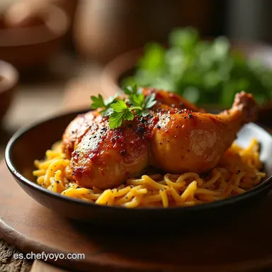 Pollo Gloria al Horno Un Cl&aacute;sico con Sabor Latino Tarjeta de receta