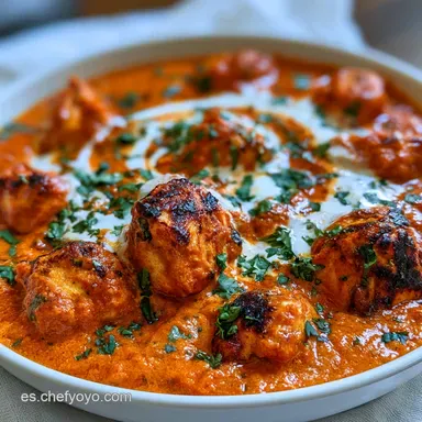 Pollo Tikka Masala para 4 Personas Tarjeta de receta