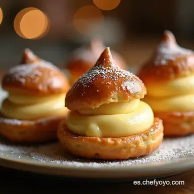 C&oacute;mo Hacer Profiteroles Perfectos El Secreto de la Masa Choux Casera Tarjeta de receta