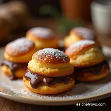 Chocolate Profiteroles lots of tips Mi Receta y Trucos para Masa Choux Impecable Tarjeta de receta