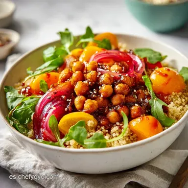 Receta Vegana Rica en Prote&iacute;nas Vegetales en 35 Minutos Tarjeta de receta